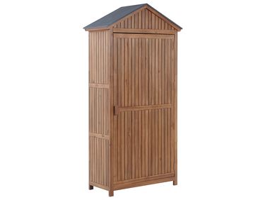 Gartenschrank SAVOCA Akazienholz 200 cm 100 cm Braun