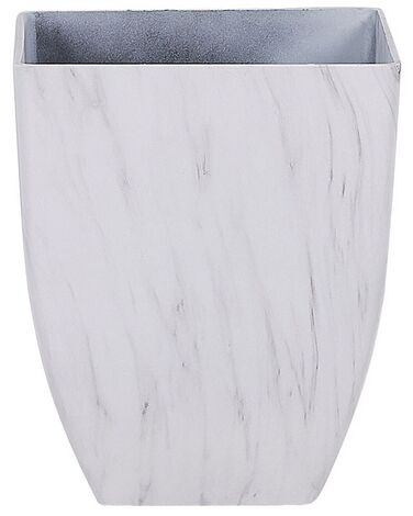 Blumenkübel MIRO 35 cm Weißer Marmor