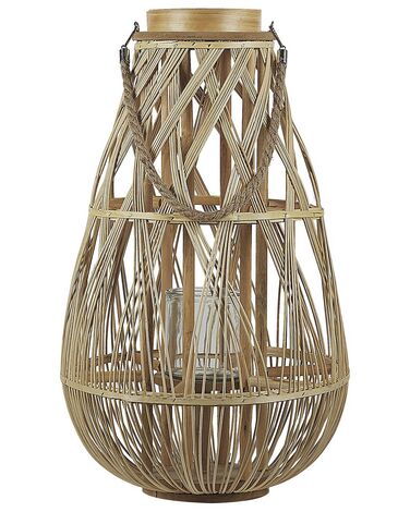 Laterne TONGA Bambus 56 cm Naturfarben