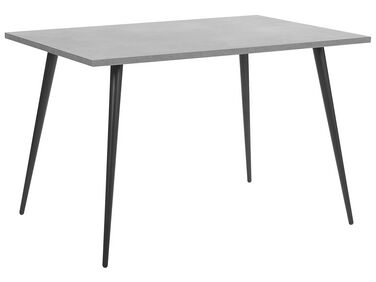 Esstisch SANTIAGO Grauer Betoneffekt 120 cm 80 cm