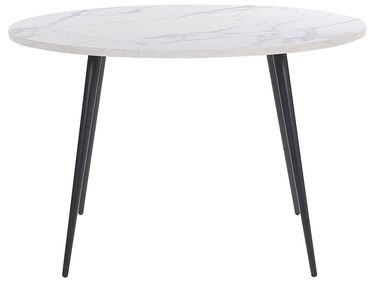 Esstisch ODEON Weißer Marmor 120 cm 120 cm