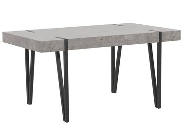 Esstisch ADENA Grauer Betoneffekt 150 cm 90 cm
