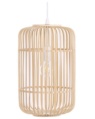 Pendant Lamp AISNE Bamboo Light Brown