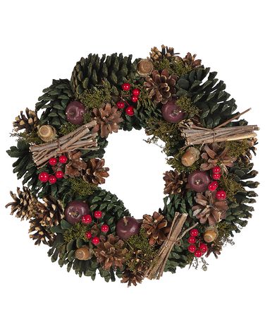 Christmas Wreath NURMES Green 35 cm