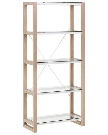 4 Tier Shelving Unit JENKS 152 cm White