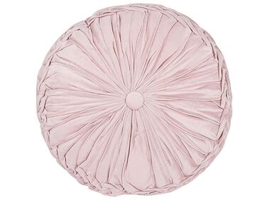 Throw Cushion UDALA 40 x 40 cm Pink Solid