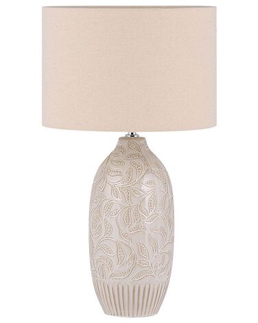 Table Lamp SALZA Ceramic Beige