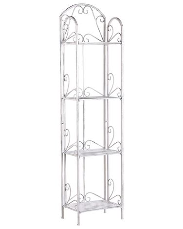 Shelving Unit VALDIVIA Metal 166 cm 40 cm White