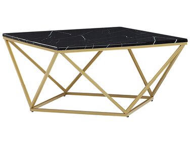 Couchtisch MALIBU Schwarzer Marmor