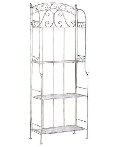 Shelving Unit PADUA Metal 156 cm 61 cm White