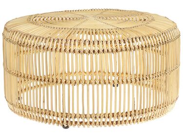 Couchtisch LIMNI Rattan Hellbraun
