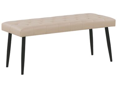 Polsterbank ESSONNE Kunstleder Beige