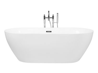Freistehende Badewanne CARRERA 150 x 75 cm Weiß