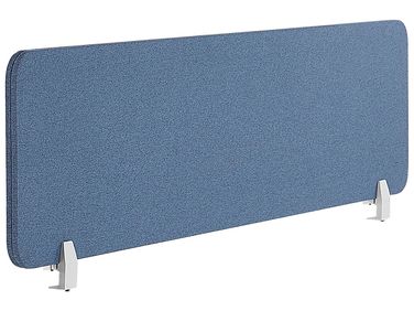 Desk Screen WALLY 160 x 40 cm Blue
