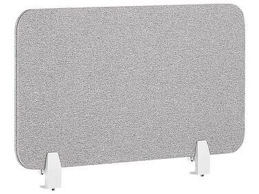 Desk Screen WALLY 72 x 40 cm Light Grey