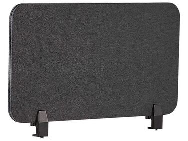 Desk Screen WALLY 72 x 40 cm Dark Grey