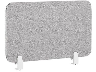 Desk Screen WALLY 80 x 40 cm Light Grey