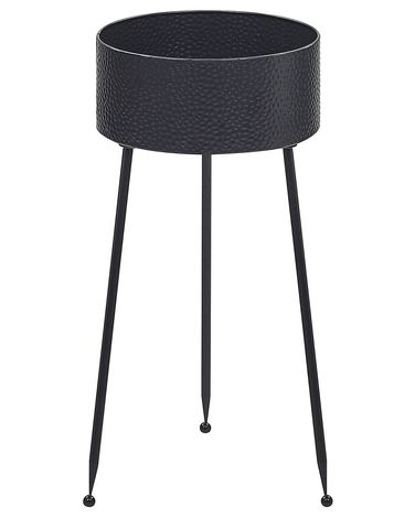 Plant Stand LEIKA 29 cm Black Metal