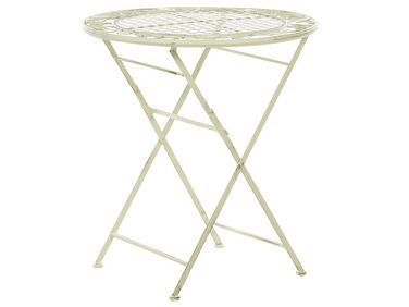 Outdoor Bistrotisch BIVIO 70 cm 70 cm Metall Hellgrün