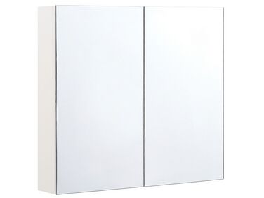 Bad-Spiegelschrank NAVARRA 80 cm 70 cm Weiß