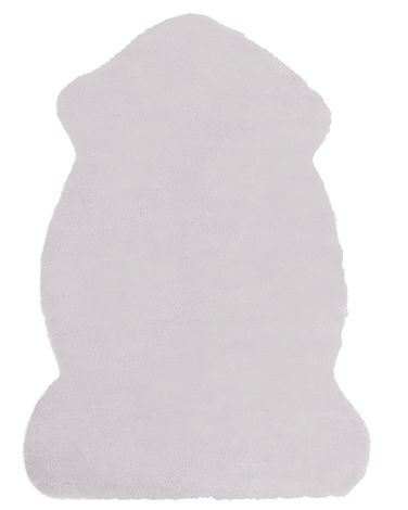 Faux Fur Rug UNDARA Light Grey 60 x 90 cm
