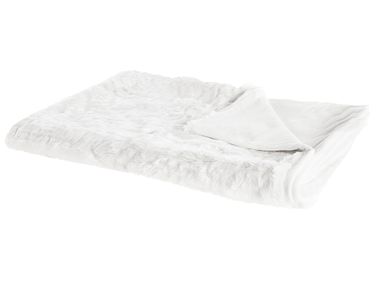 Blanket TOURZA Fabric 180 x 220 cm White