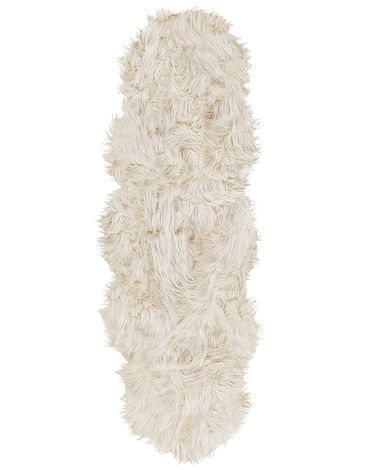 Kunstfellteppich MAMUNGARI Beige 60 x 180 cm