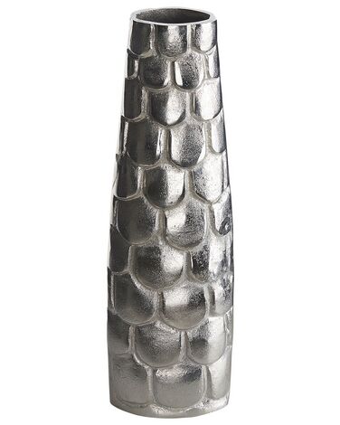 Blumenvase SUKHOTHAI Metall 47 cm Silber