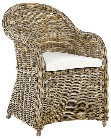 Gartensessel SUSUA Rattan Naturfarben