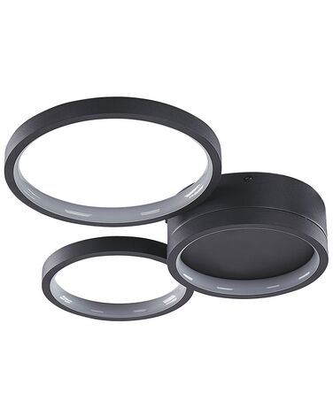 LED Ceiling Lamp AGNAT Metal Black