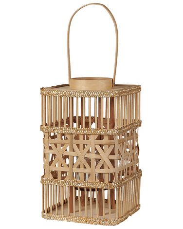 Laterne LUMBIS Bambus 54 cm Naturfarben