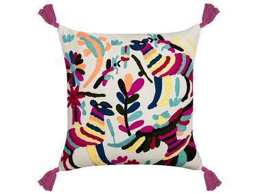 Throw Cushion RAIGANJ Cotton 50 x 50 cm Multicolour Abstract Pattern
