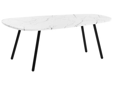 Couchtisch BIDDLE Weißer Marmor