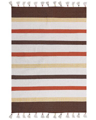 Rug HISARLI Brown 160 x 230 cm Cotton