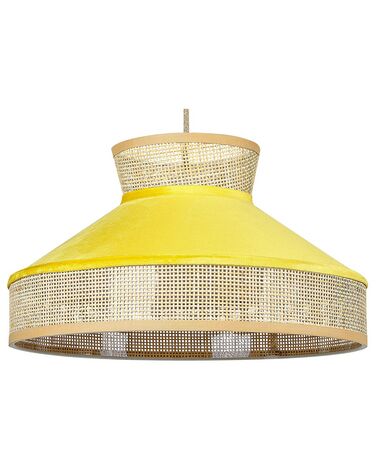 Hängeleuchte BATALI Rattan Senfgelb