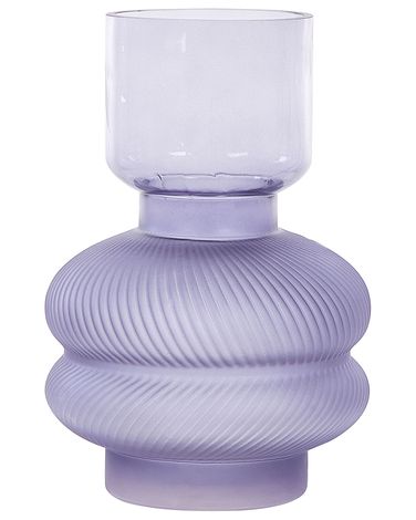 Blumenvase RODIA Glas 24 cm Violett