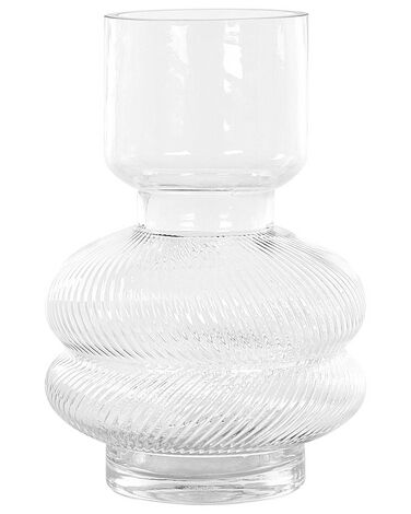 Blumenvase RODIA Glas 24 cm Transparent