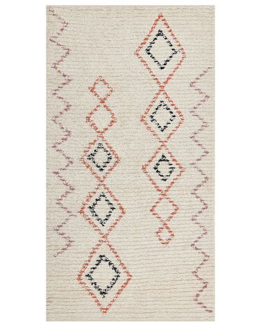 Rug GUWAHATI Beige 80 x 150 cm Cotton