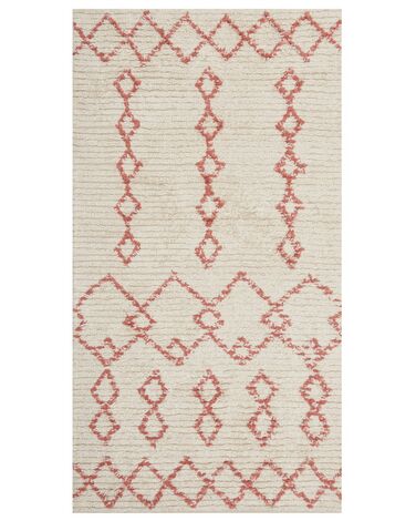 Rug BUXAR Beige 80 x 150 cm Cotton