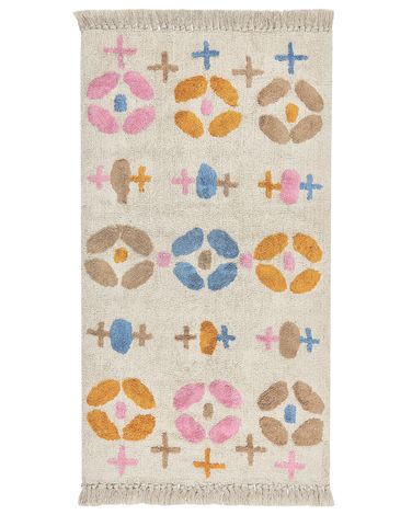 Kids Rug DARAN Multicolour 80 x 150 cm Cotton