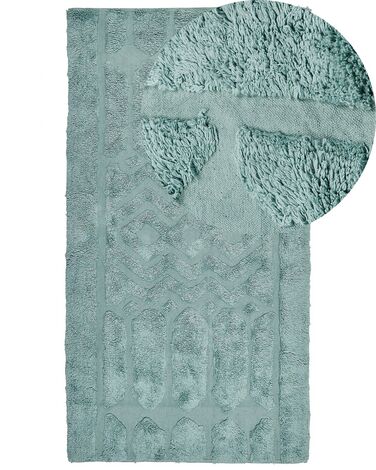 Rug SIRNAK Mint Green 80 x 150 cm Cotton