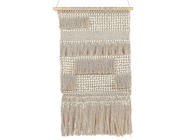 Fabric Wall Hanging GUJRAT Cotton 102 cm Beige