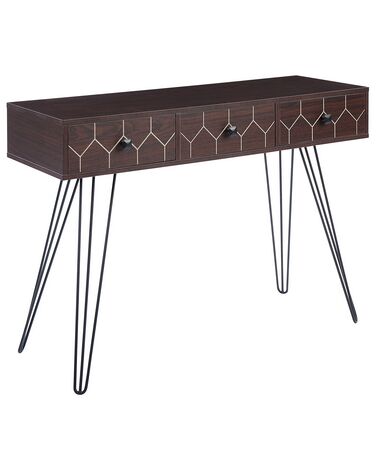 Console Table MALSALA Dark Brown