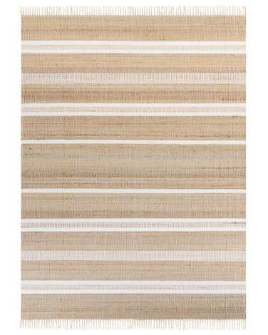 Rug TALPUR White 160 x 230 cm Jute