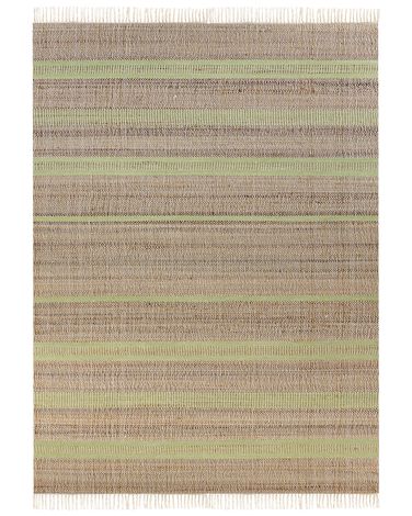 Rug TALPUR Light Green 160 x 230 cm Jute