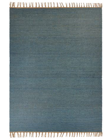 Rug LUNIA Turquoise 160 x 230 cm Jute