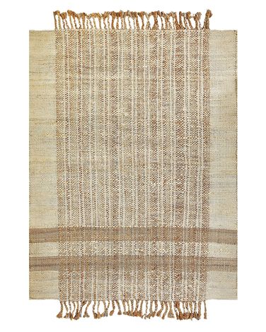 Rug ORTAOBA Beige 140 x 200 cm Jute