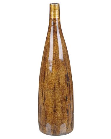 Blumenvase BURGOS Keramik 52 cm Braun
