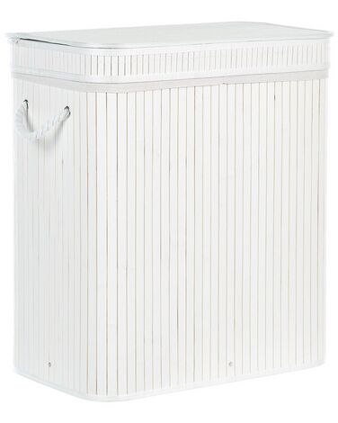 Laundry Basket KALTHOTA Bamboo White 100 L