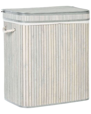 Laundry Basket KALTHOTA Bamboo Grey 100 L
